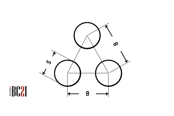 Tôle perforée R5T8